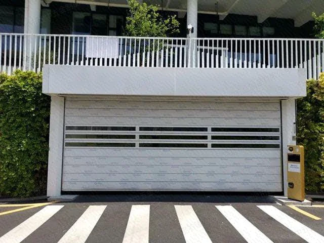 深圳市坪山区竹坑学校快速提升门案例