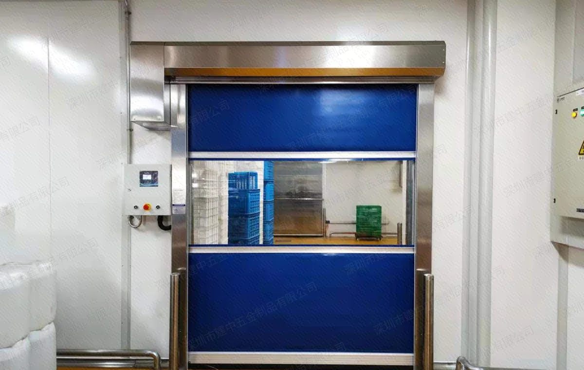 康师傅工厂车间一体化自动快速门通行系统