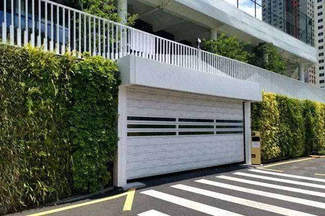 深圳市坪山区竹坑学校快速提升门案例
