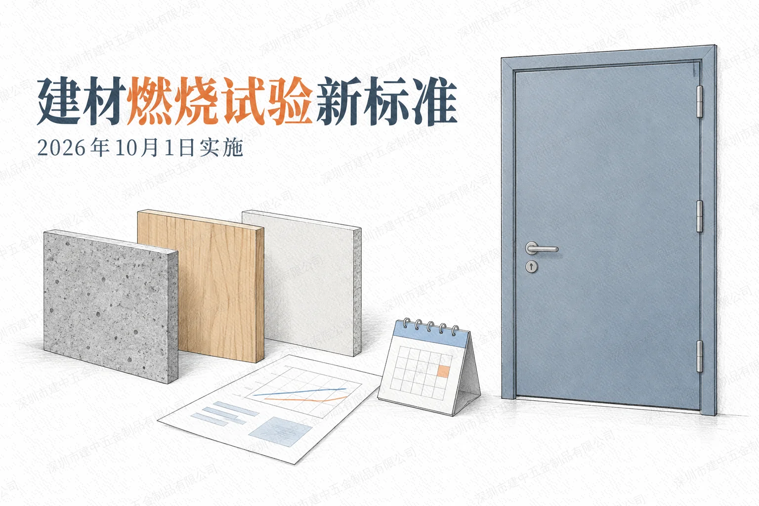 7项建材燃烧试验国标10月1日实施，门业选材要分清哪些报告？