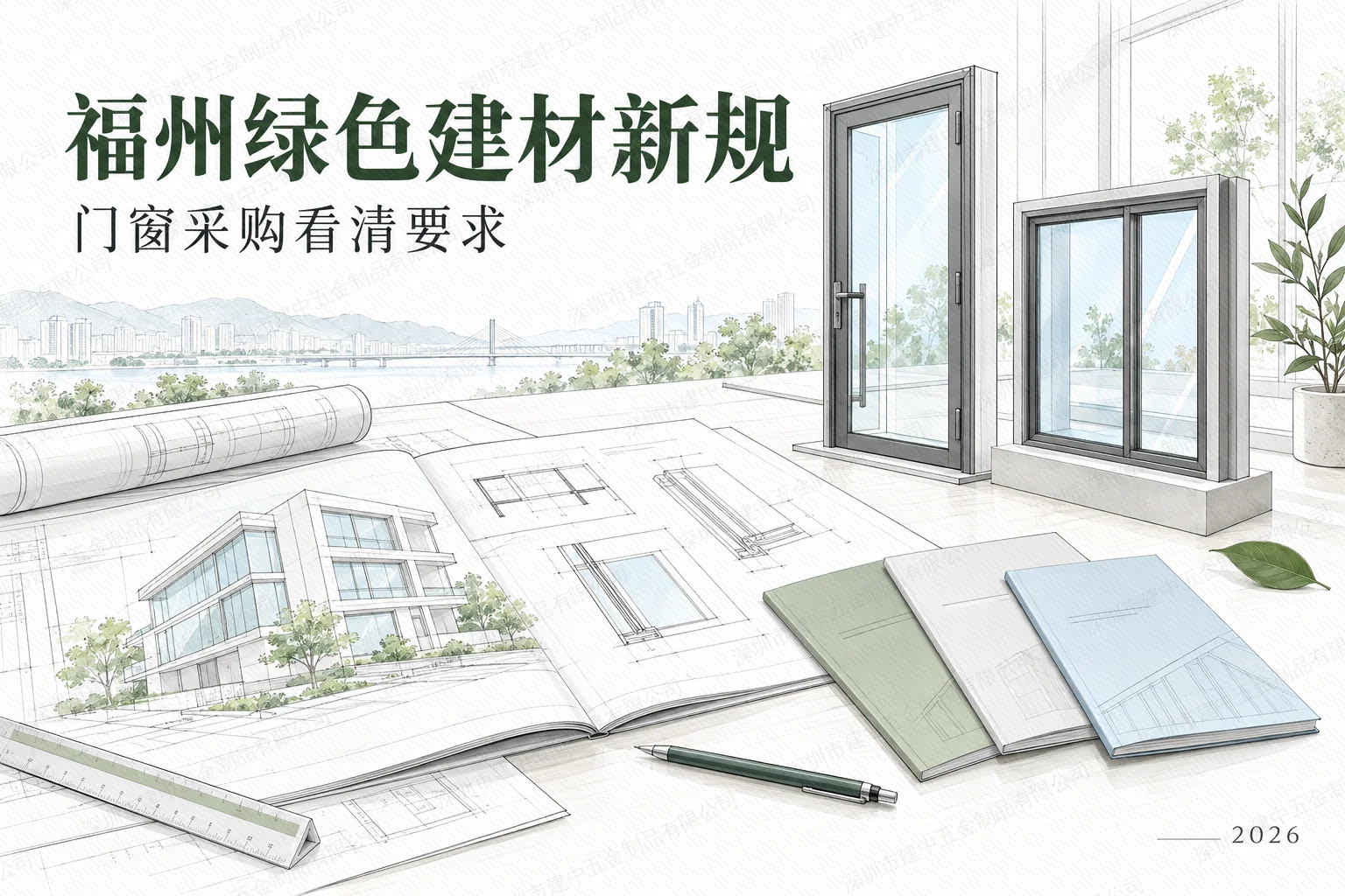 福州发布2026版绿色建材采购要求，门窗供应要准备哪些资料？