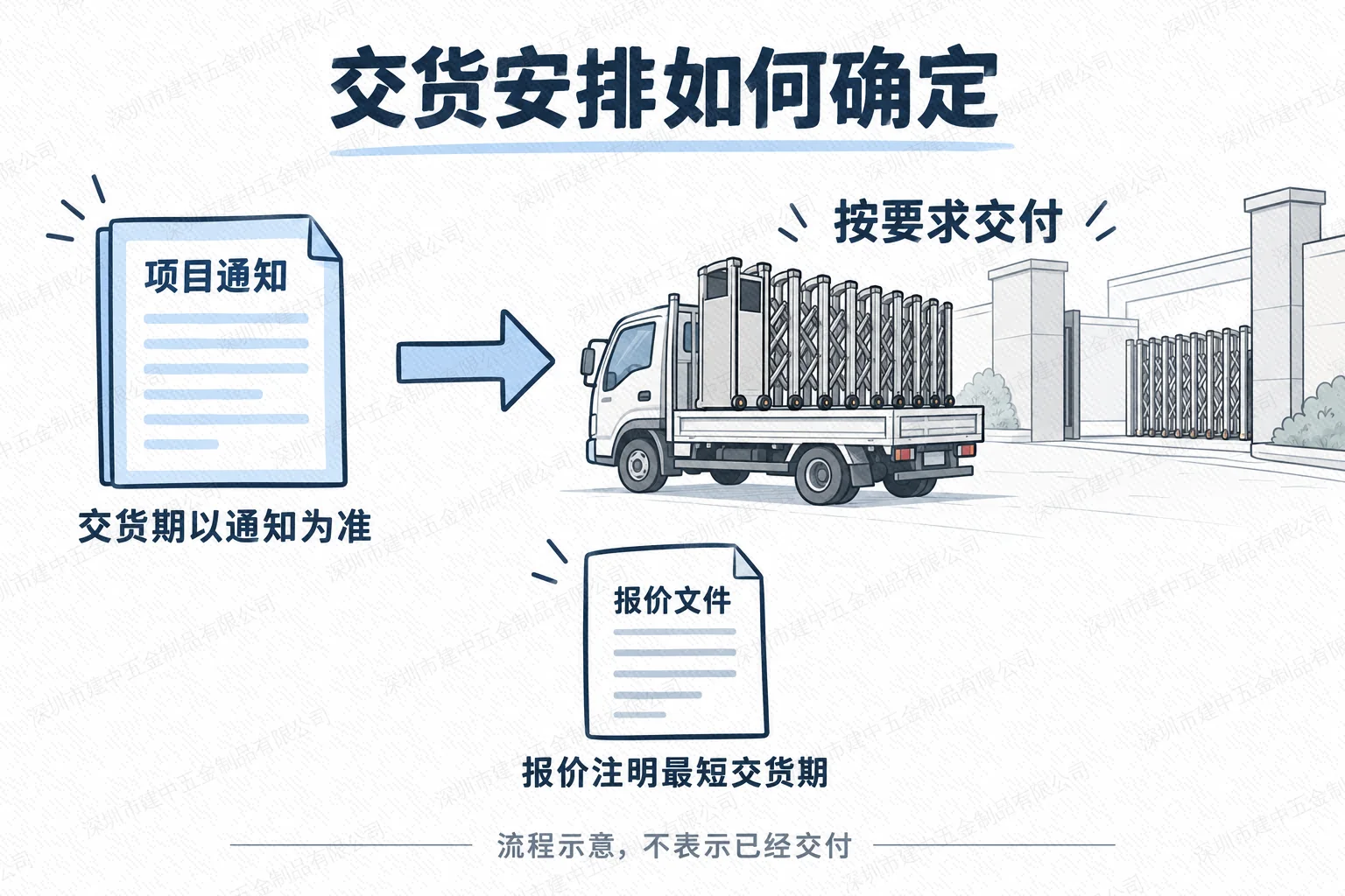 交货期以项目通知为准并在报价中注明最短交货期