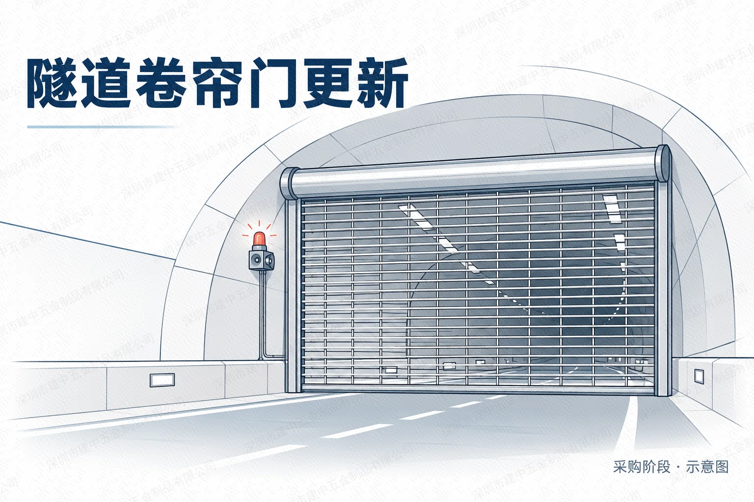 武汉天河机场拟更新4个隧道卷帘门,第二次采购公告发布