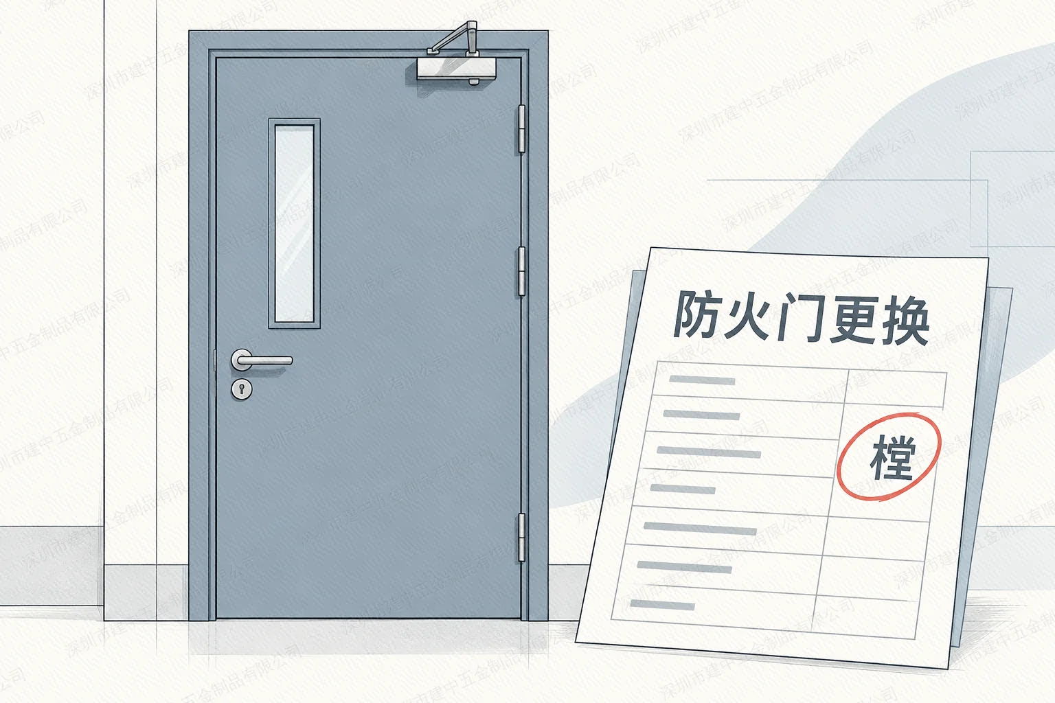 北京一小区拟更换625樘防火门,更正公告明确安装计量单位