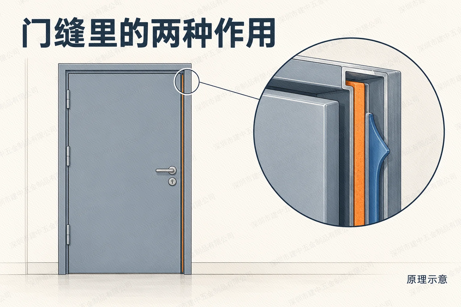 防火门有膨胀密封条,为什么仍要区分常温防烟功能?