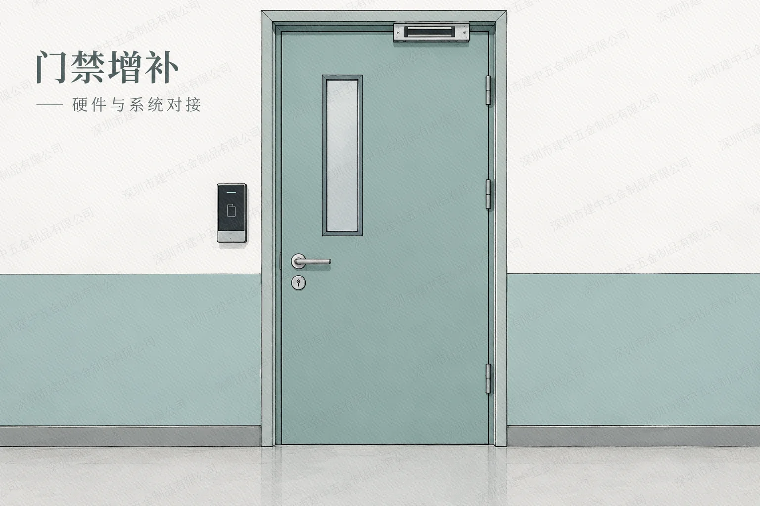 武汉纺织大学拟增补5台门禁,磁力锁与系统对接一并纳入采购
